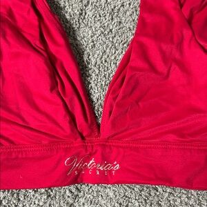Victoria's Secret Bright Red Plunge Bralette